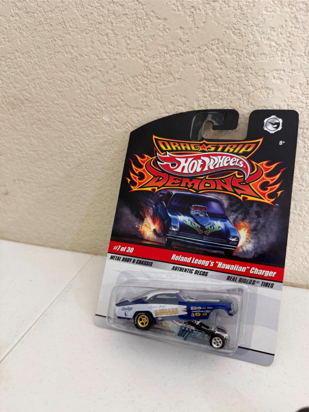 Hot Wheels Drag Strip Demons Roland Leong’s Hawaiian Charger #7 a40