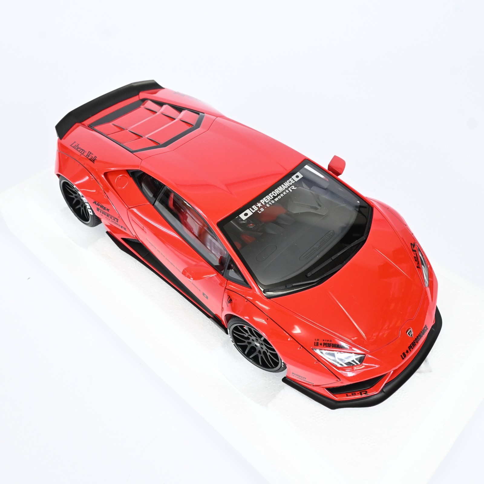 AUTOart 1/18 LB-WORKS Lamborghini Huracan Red Diecast Model Car