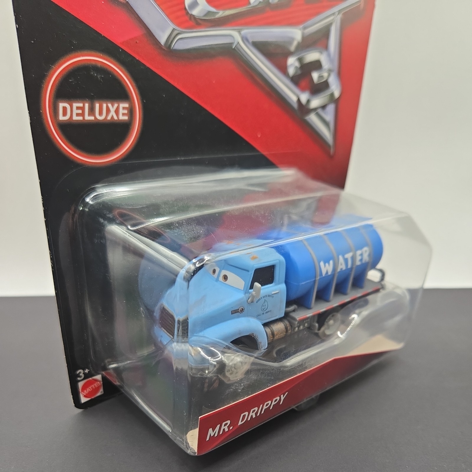 Mattel Disney Pixar Cars 3 Deluxe Mr. Drippy Blue Truck Diecast New