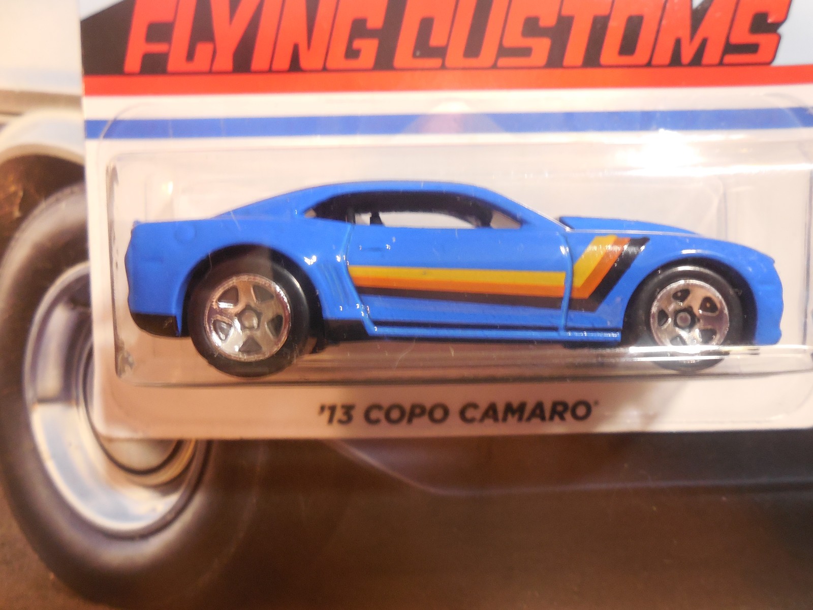 HOT WHEELS ’13 CHEVROLET COPO CAMARO LOT 2 FRAM SPEED GRAPHICS FLYING CUSTOMS BT