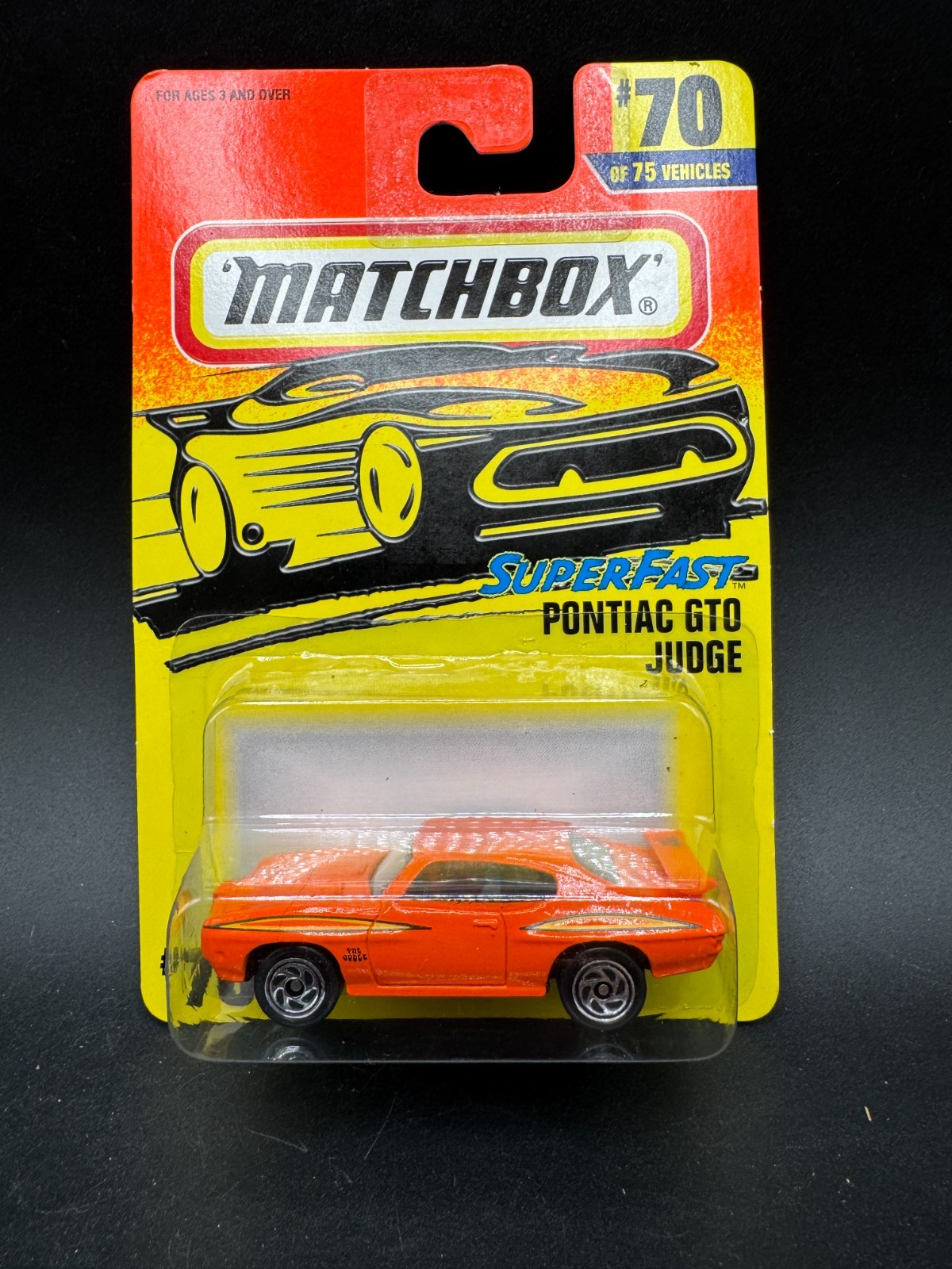 Matchbox Superfast Orange Pontiac GTO Judge #70 1:64 Die-Cast U5