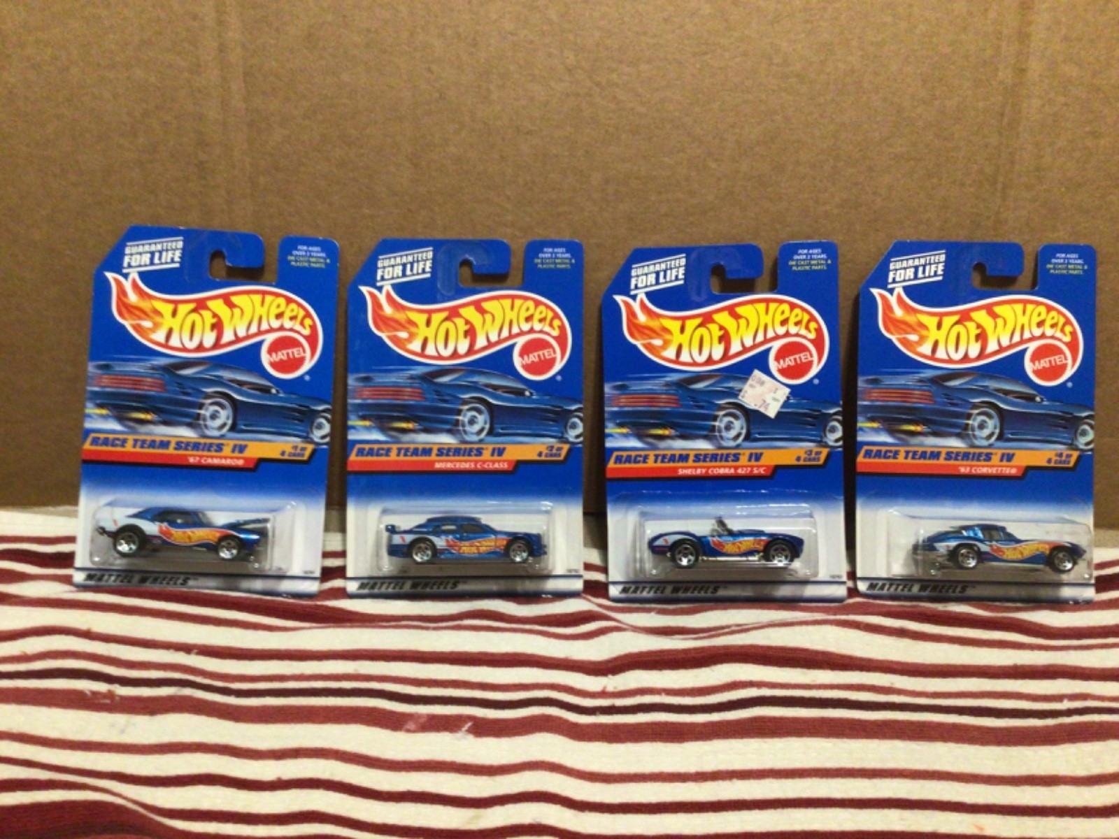 2026 Hot Wheels 1994,95,96,97, Race Team series complete sets of 4 see photos