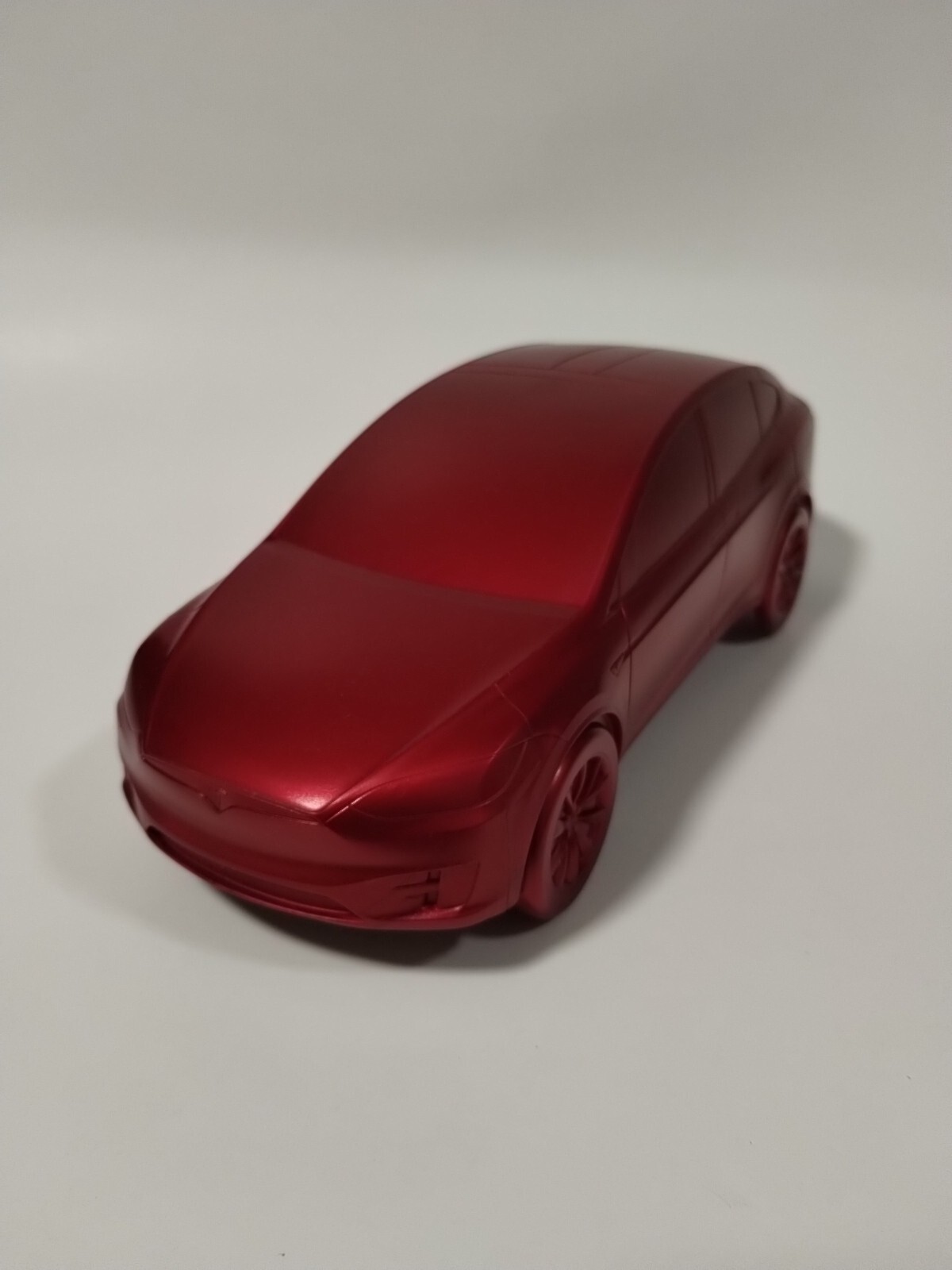 Tesla Model X Plastic Injection Molded Model Elon Musk Gigafactory Red Rare
