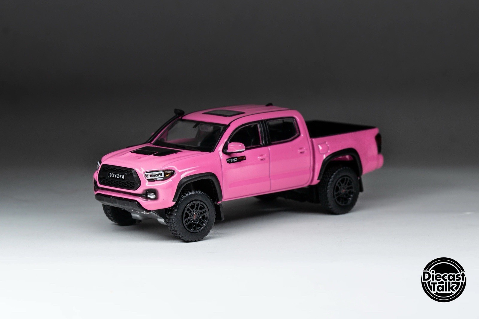 1/64 DiecastTalk Exclusive GCD Toyota Tacoma TRD PRO Pink Taco 1.0 New