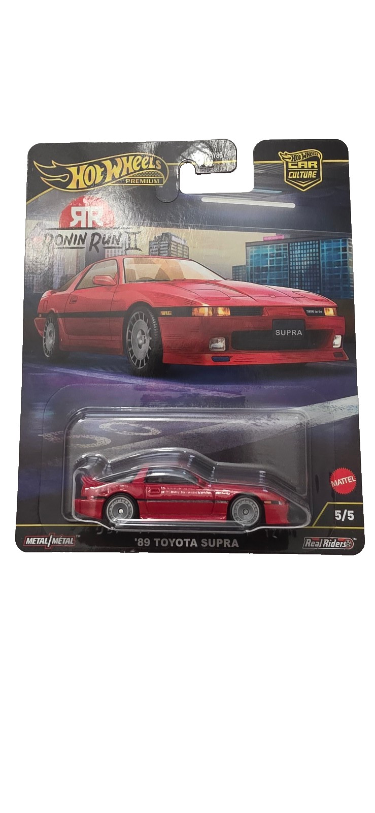 Hot Wheels Car Culture Ronin Run 2 ’89 Toyota Supra Red