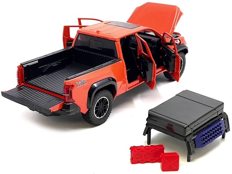 2024 TOYOTA TACOMA TRD OFF ROAD ED. PICKUP ORANGE 1/24 DIECAST MODEL H08778-OR