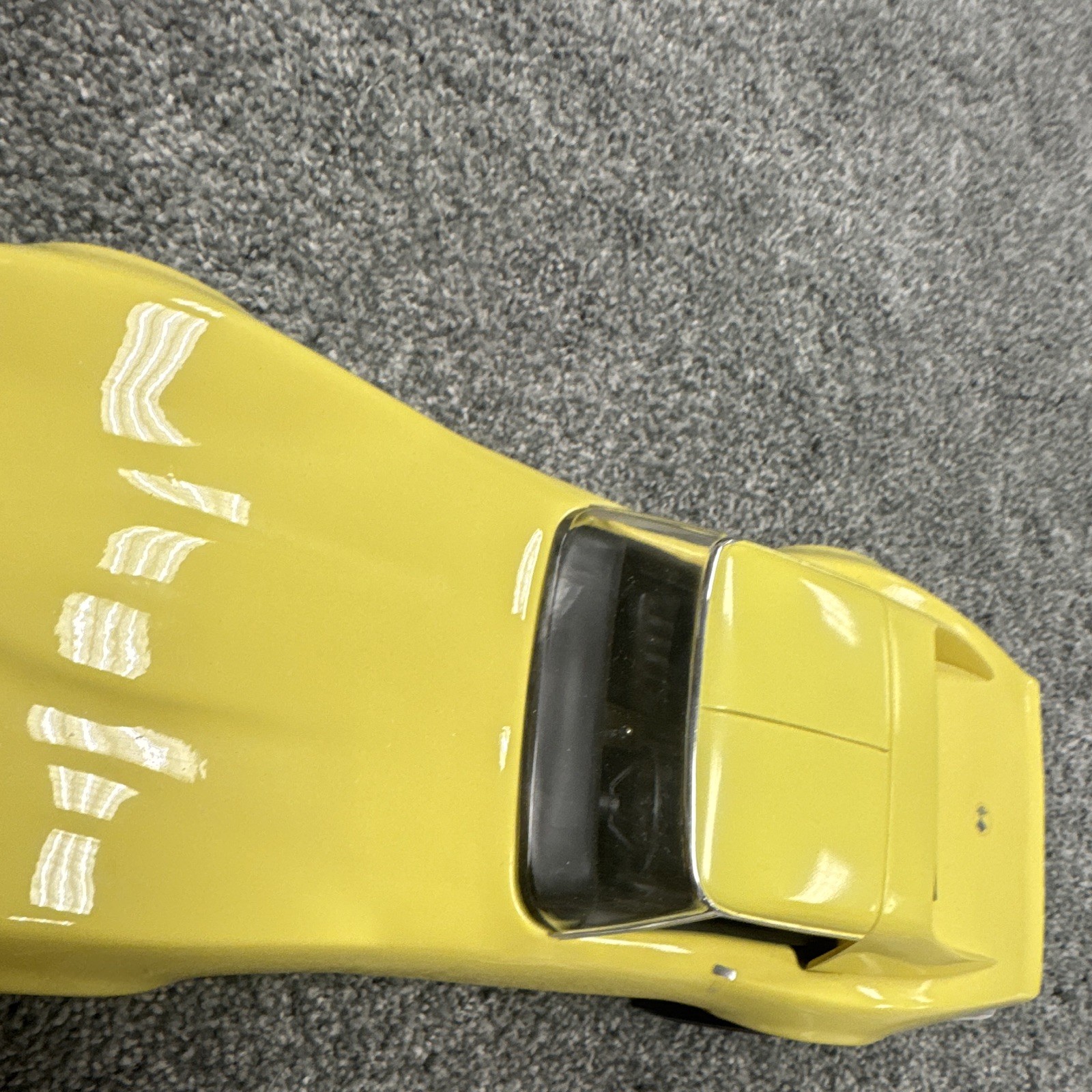 Beam Decanter Series 1968 Chevrolet Corvette Yellow Diecast Model Car