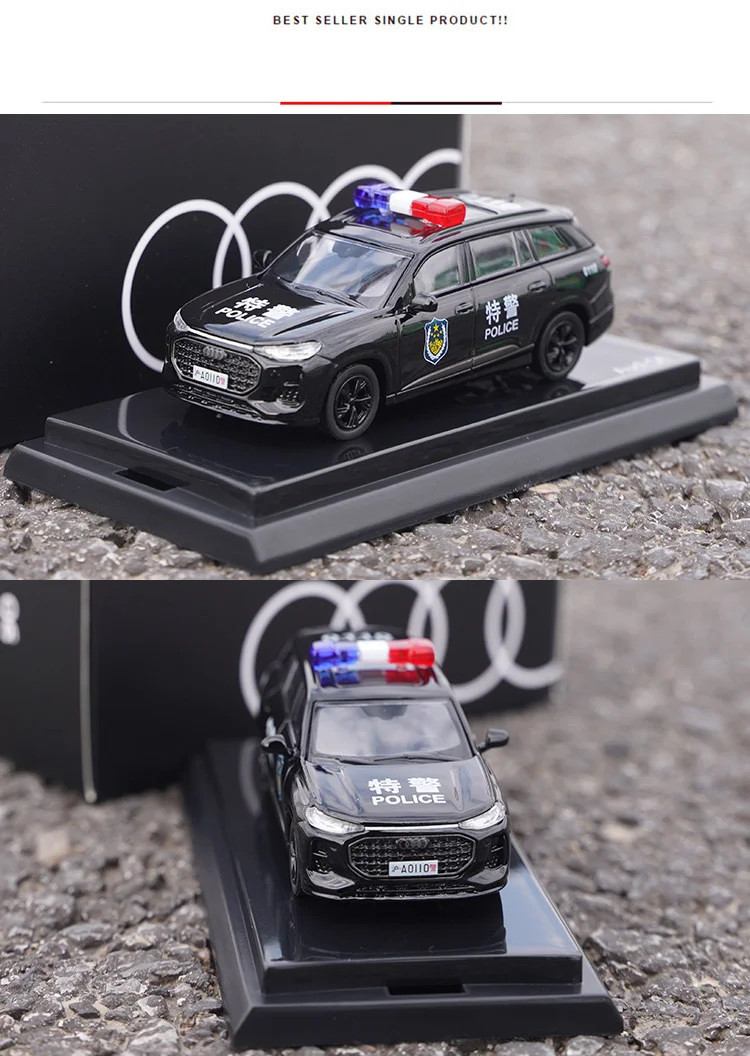 1:64 Audi Q6 2025 SUV Alloy Sports Car Model Diecast Metal Luxy Vehicles Car