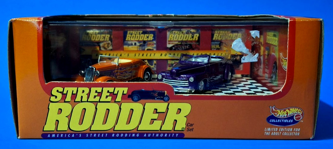 1998 Hot Wheels Collectibles Hot Rod Series 1 Street Rodder Car Set Ltd. #A2539