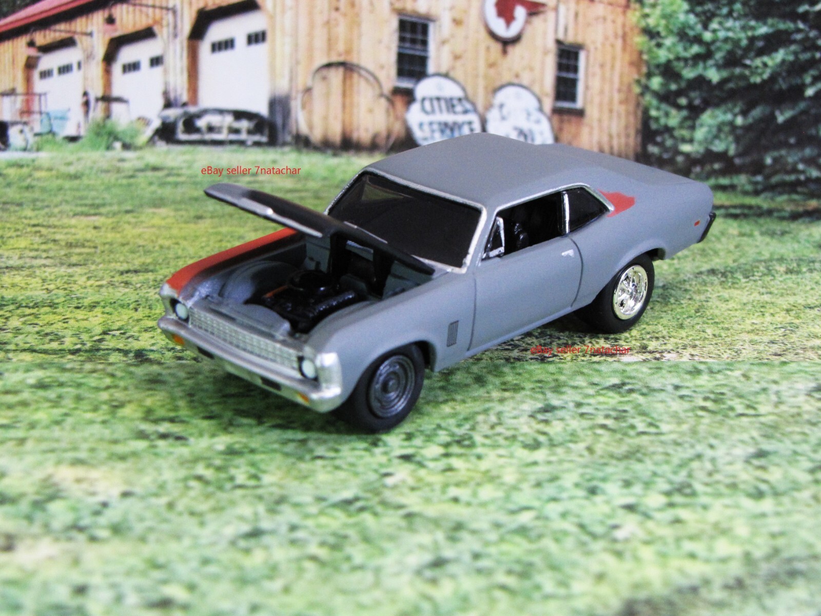 1968-1972 Chevy Nova SS Model Hot Rat Rod Muscle Drag Car Base 1:64 Scale