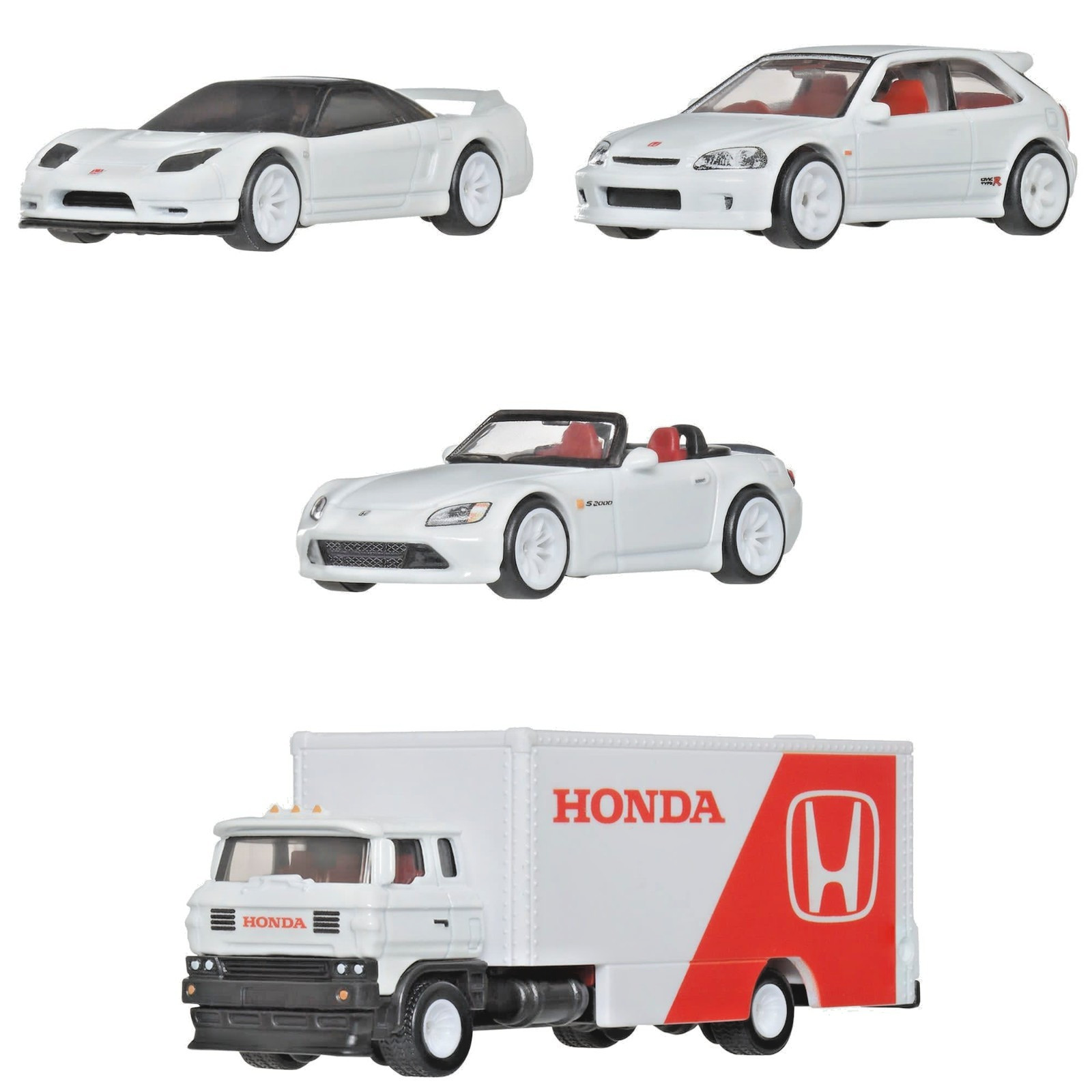 Hot Wheels 2025 Premium Diorama Honda Set Civic Type-R, NSX-R, S2000