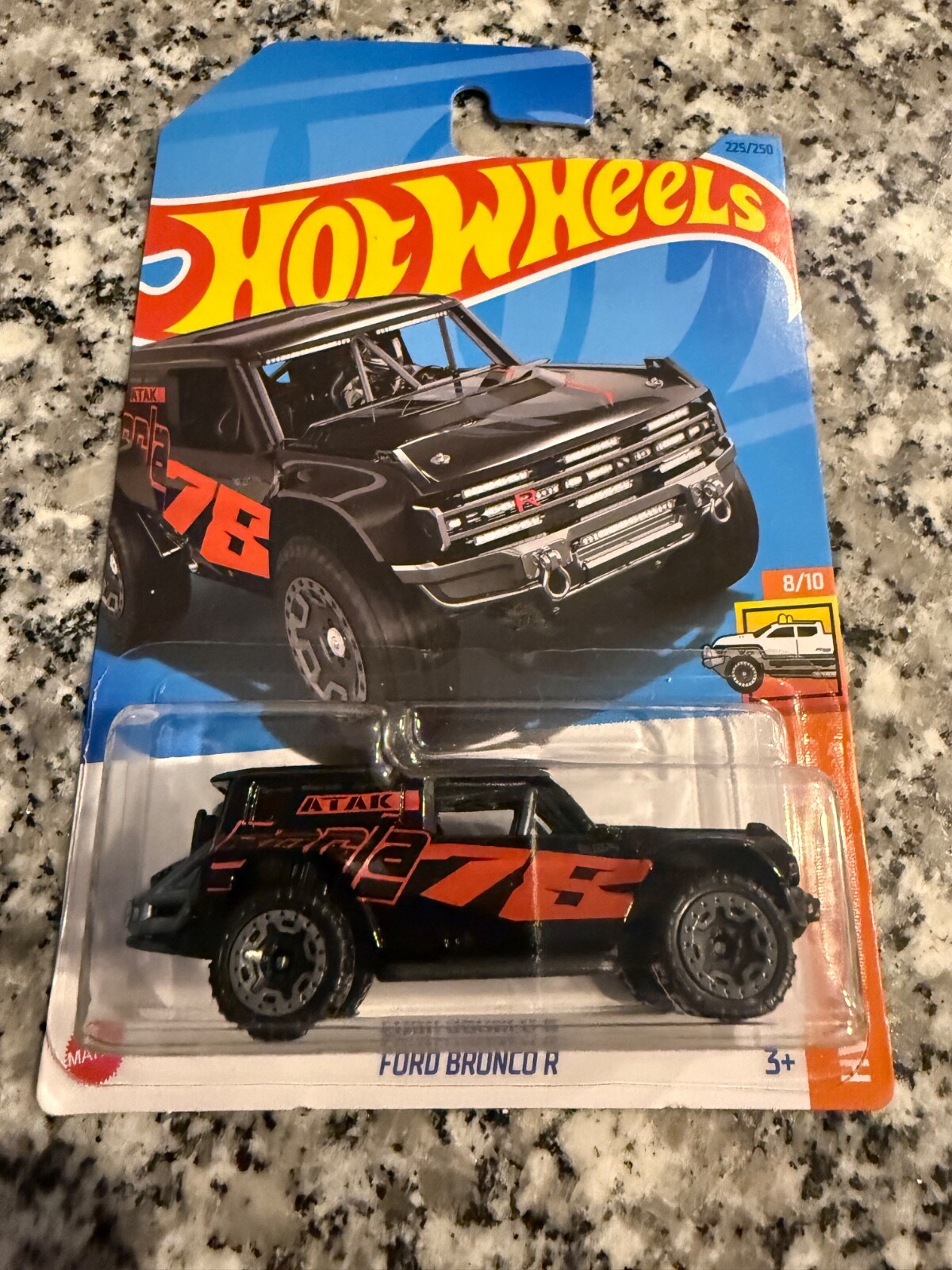 Hot Wheels Ford Bronco R 225/250 Hw Hot Trucks 8/10
