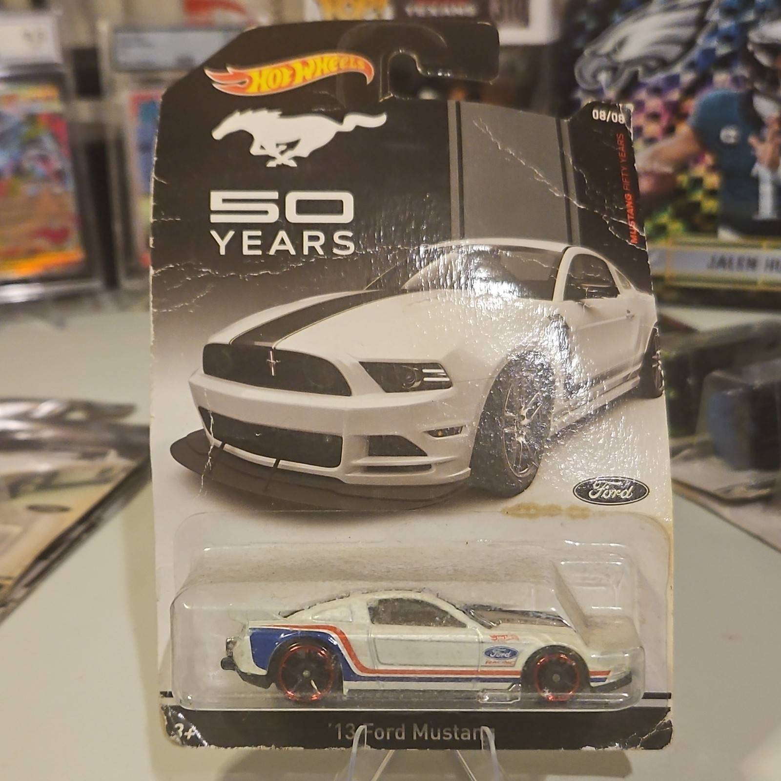 Hot Wheels 50 Years of Mustang Set of 8 SEALED (Damaged Cards)