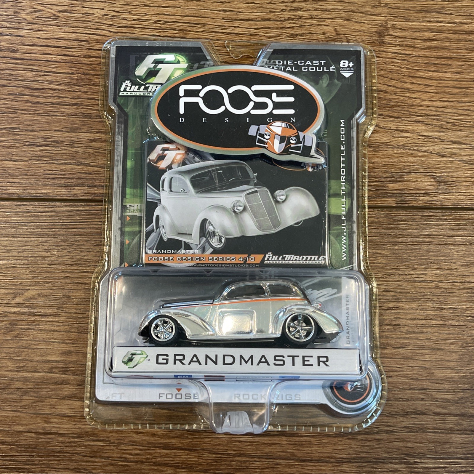 Full Throttle Foose Design Series 4/10 Silver Chevy Grandmaster – Chevrolet