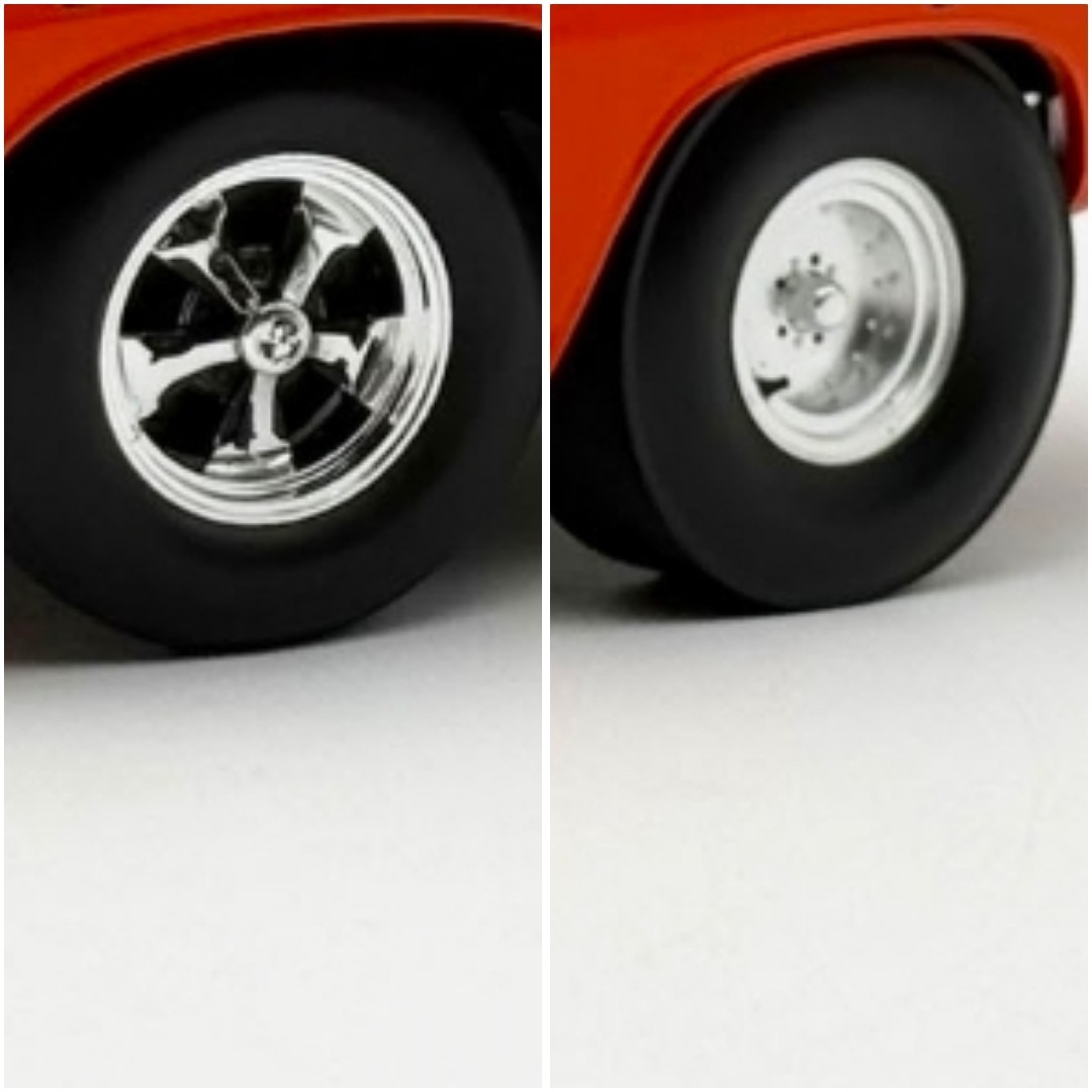 1/18 ACME Keystone Drag Wheel & Tire Set-A1806139W