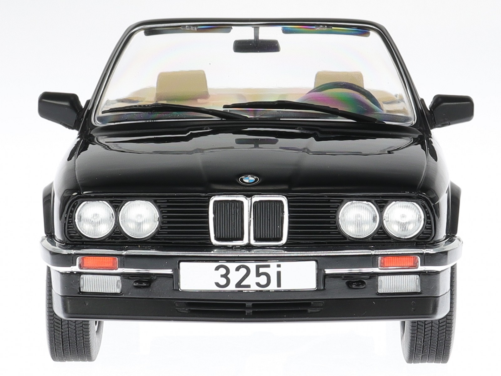 BMW e30 325i Convertible 1985 black 3er-series diecast modelcar 18153 MCG 1:18