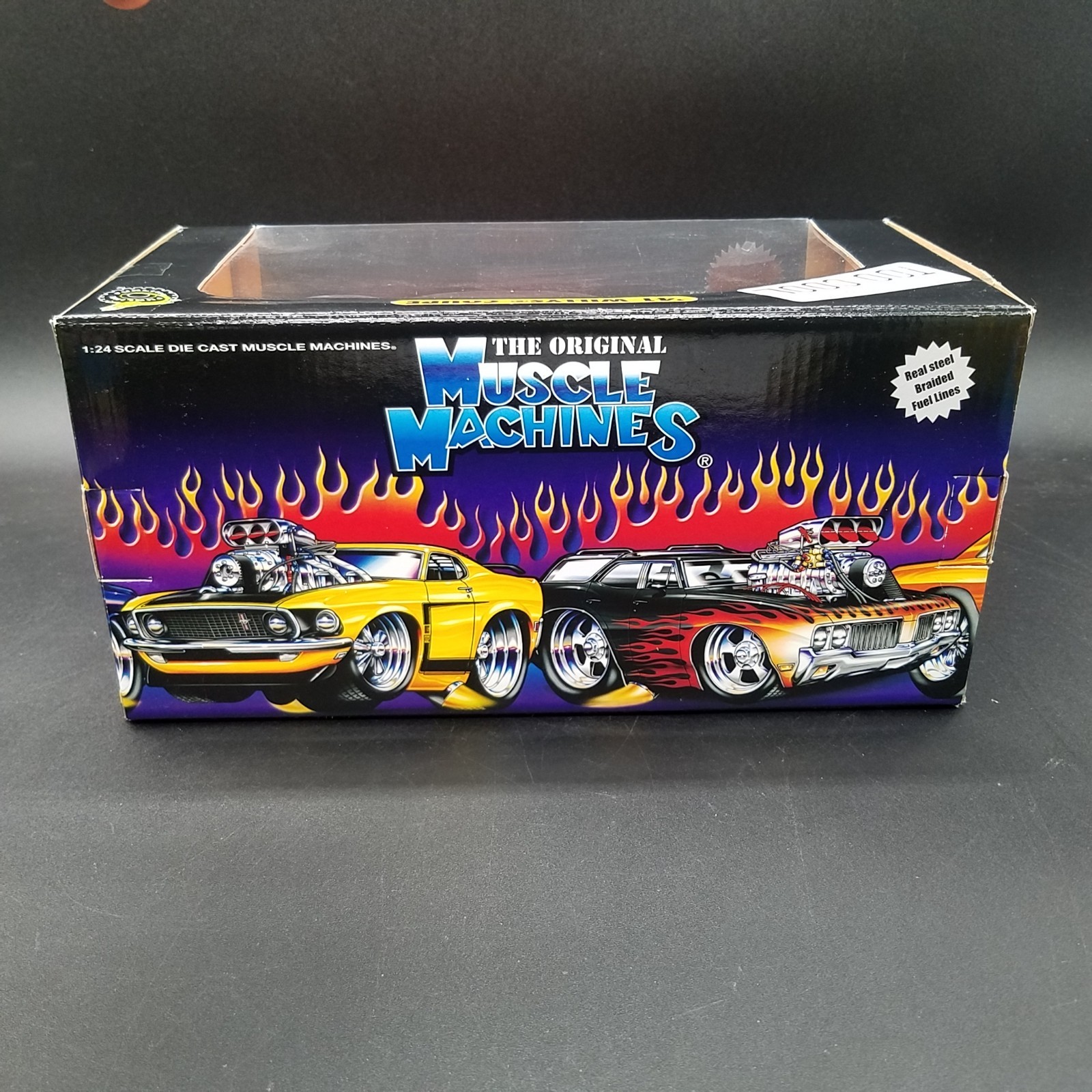 Muscle Machines Orange ‘41 Willys Coupe Diecast Too Cool 1:24 New Vtg 2003
