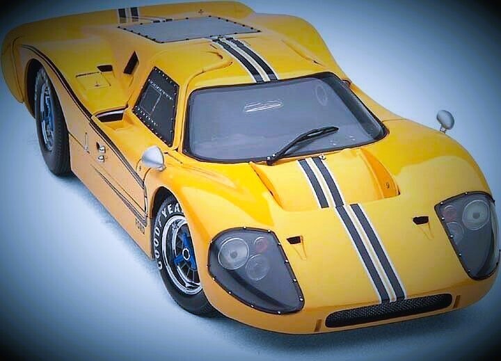 Exoto Ford GT40 Race Car1 18Racing Racer Custom Built Metal Body Model