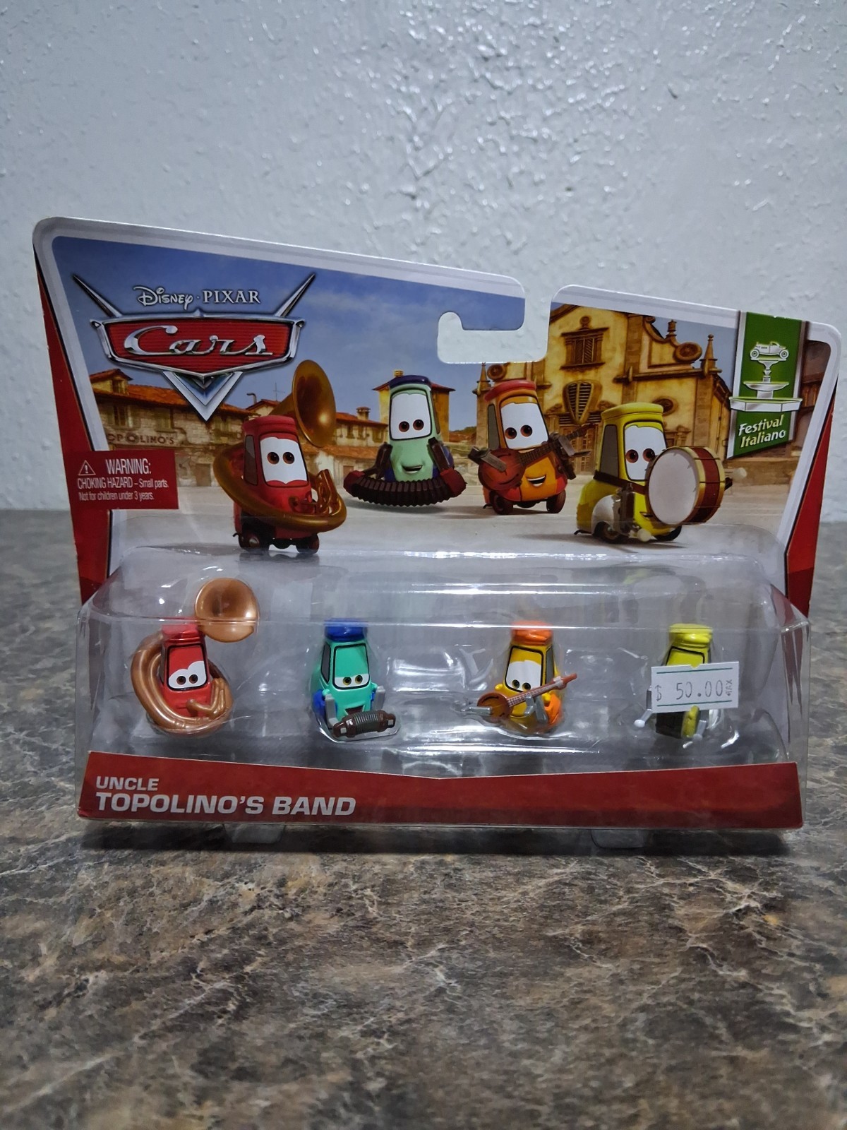 Disney Pixar Cars Uncle Topolino’s Band Festival Italiano 4-Pack Mattel Y0515
