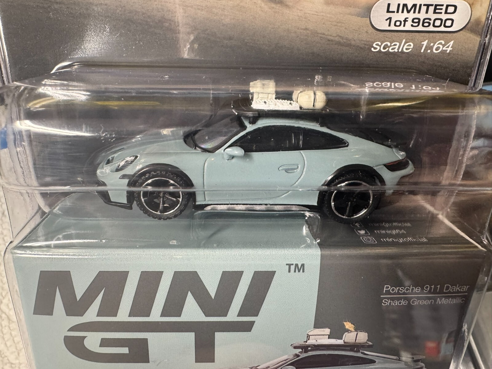1:64 MiniGT Porsche 911 Daker Shade Green Metallic MGT00780-MJ TSM Model