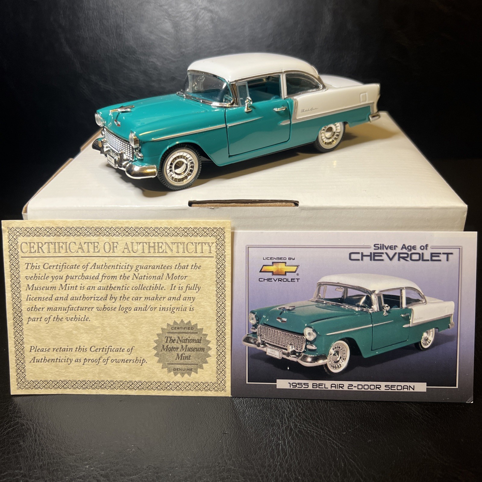 National Motor Museum Mint “Silver Age of Chevrolet” Lot of 3 NIB each w/ COA