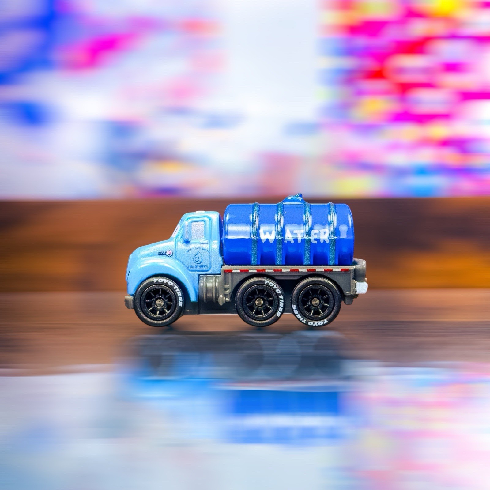 Disney Pixar Cars Mini racer Mr.Drippy Mr Drippy With Real Riders *loose*