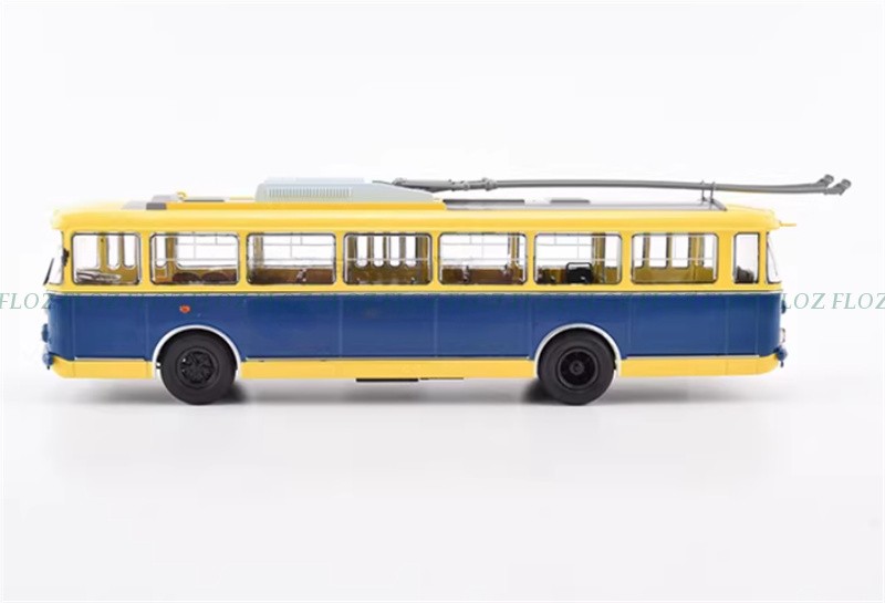 Modimio Bohemian Skoda 9TR Czech Trolley bus 1:43 Bus Pre-built Model Display