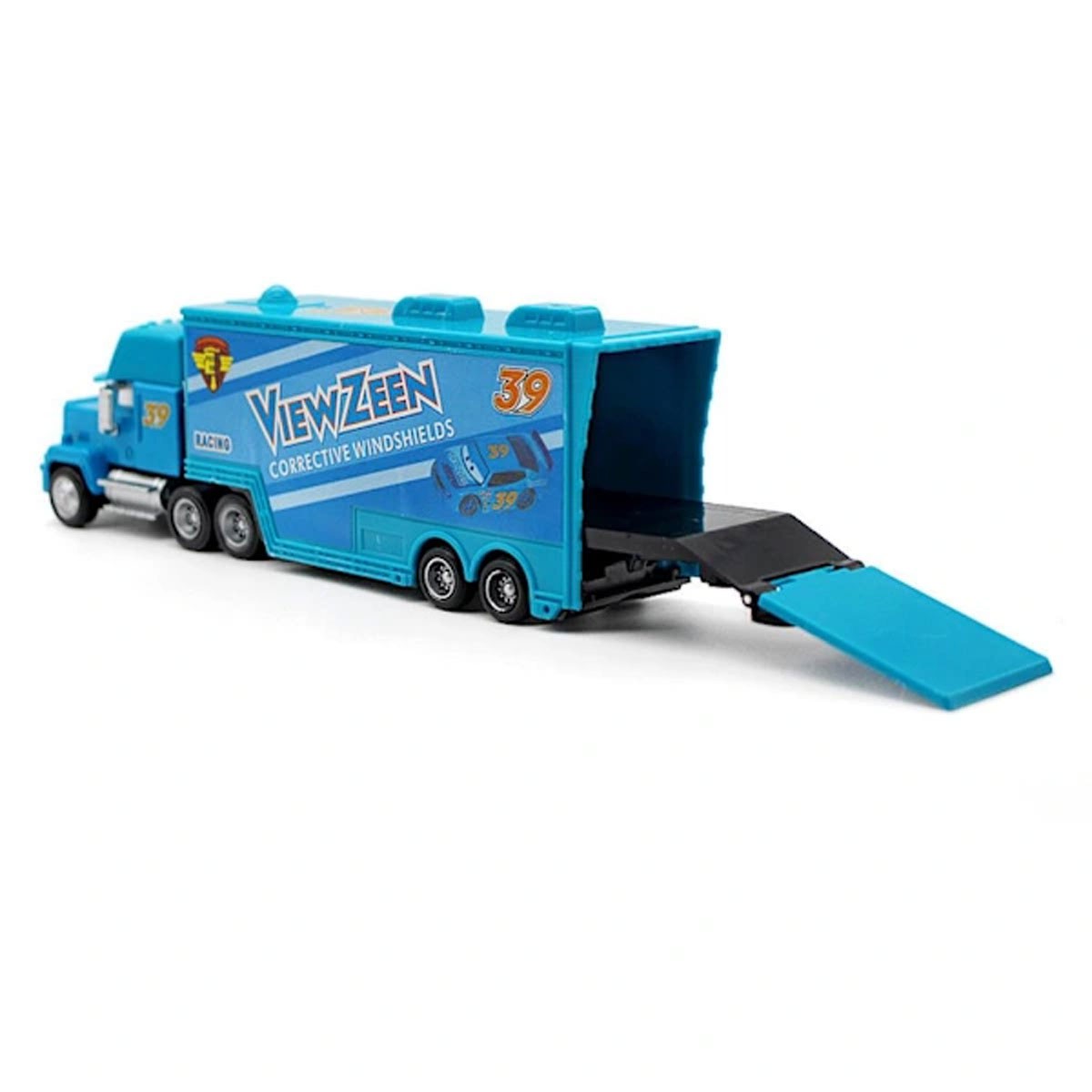 Disney Pixar Cars Mack Truck & Lightning McQueen Diecast Metal 2-Pack Toy Set
