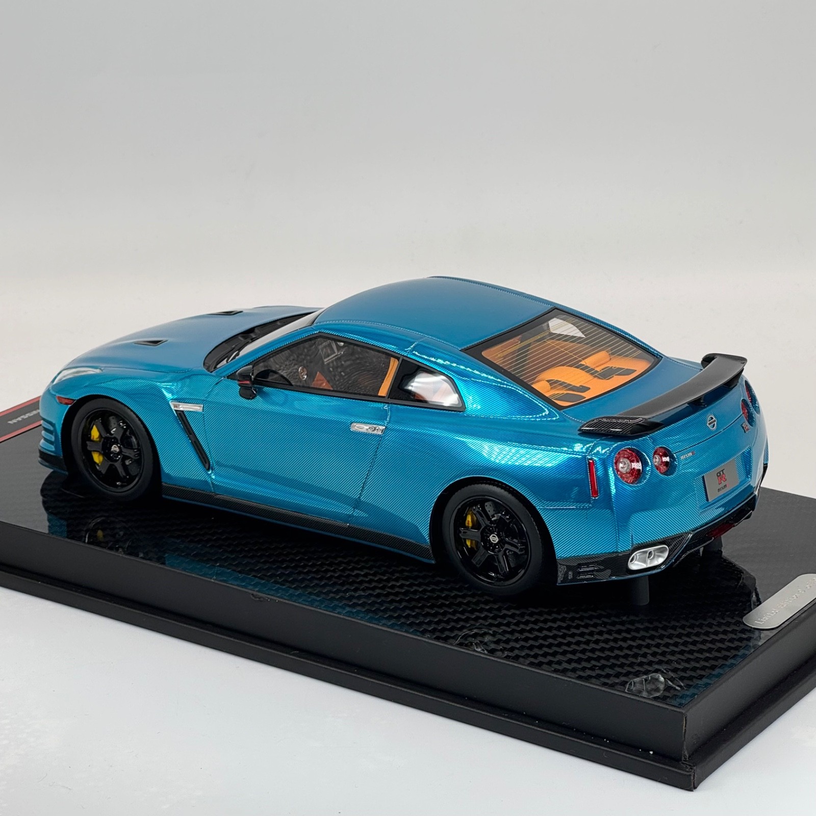1/18 Nissan GT-R R35 Limited 9/19 [Full Carbon Blue] [YY Model ] No ivy autoart