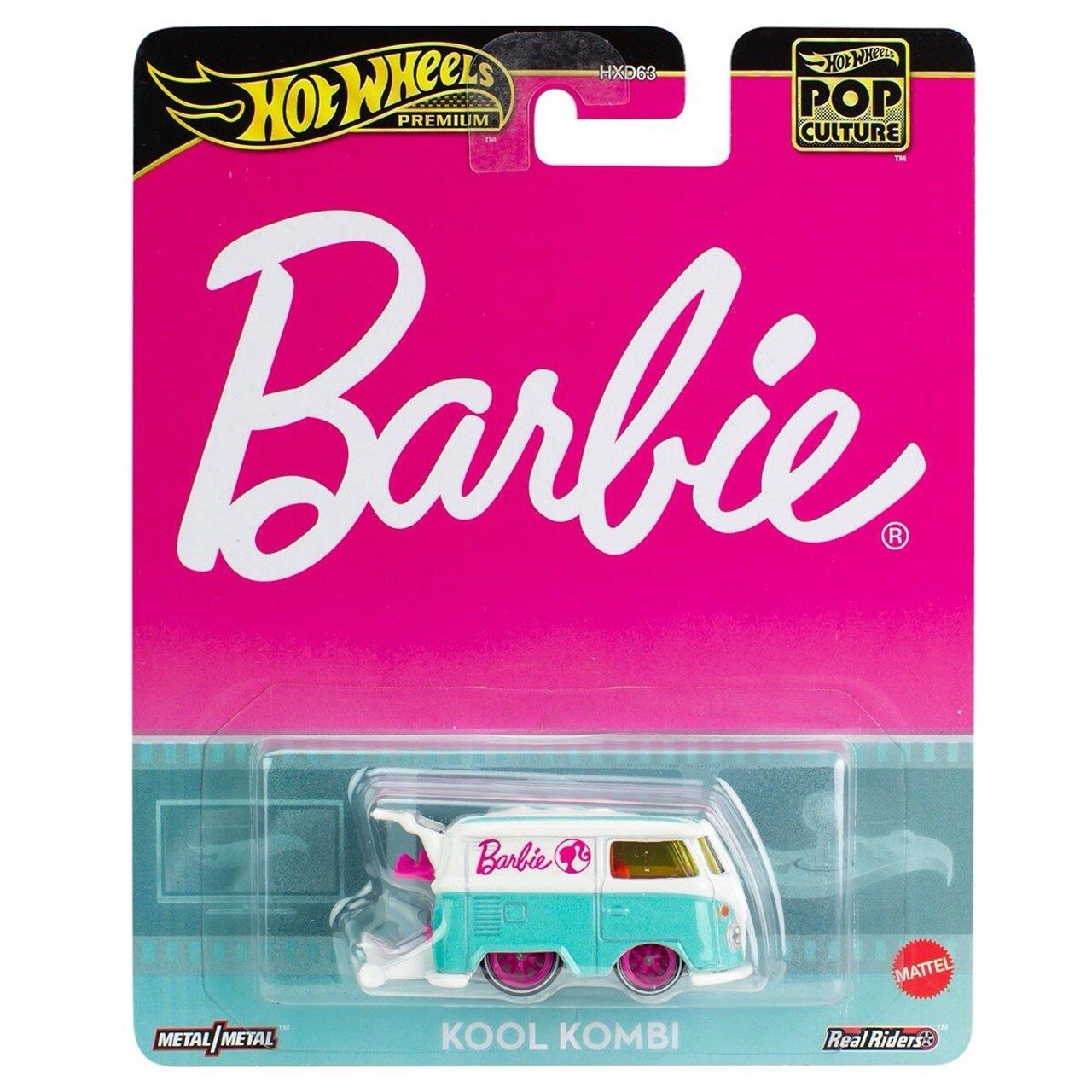 HOT WHEELS PREMIUM POP CULTURE 2023 VW KOOL KOMBI BARBIE HXD96