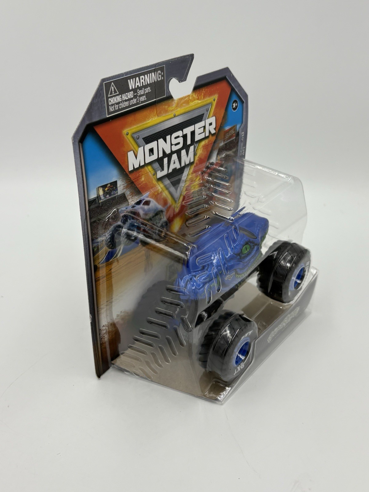 New Design Monster Jam Megalodon with clear blue tires 1:64 Scale