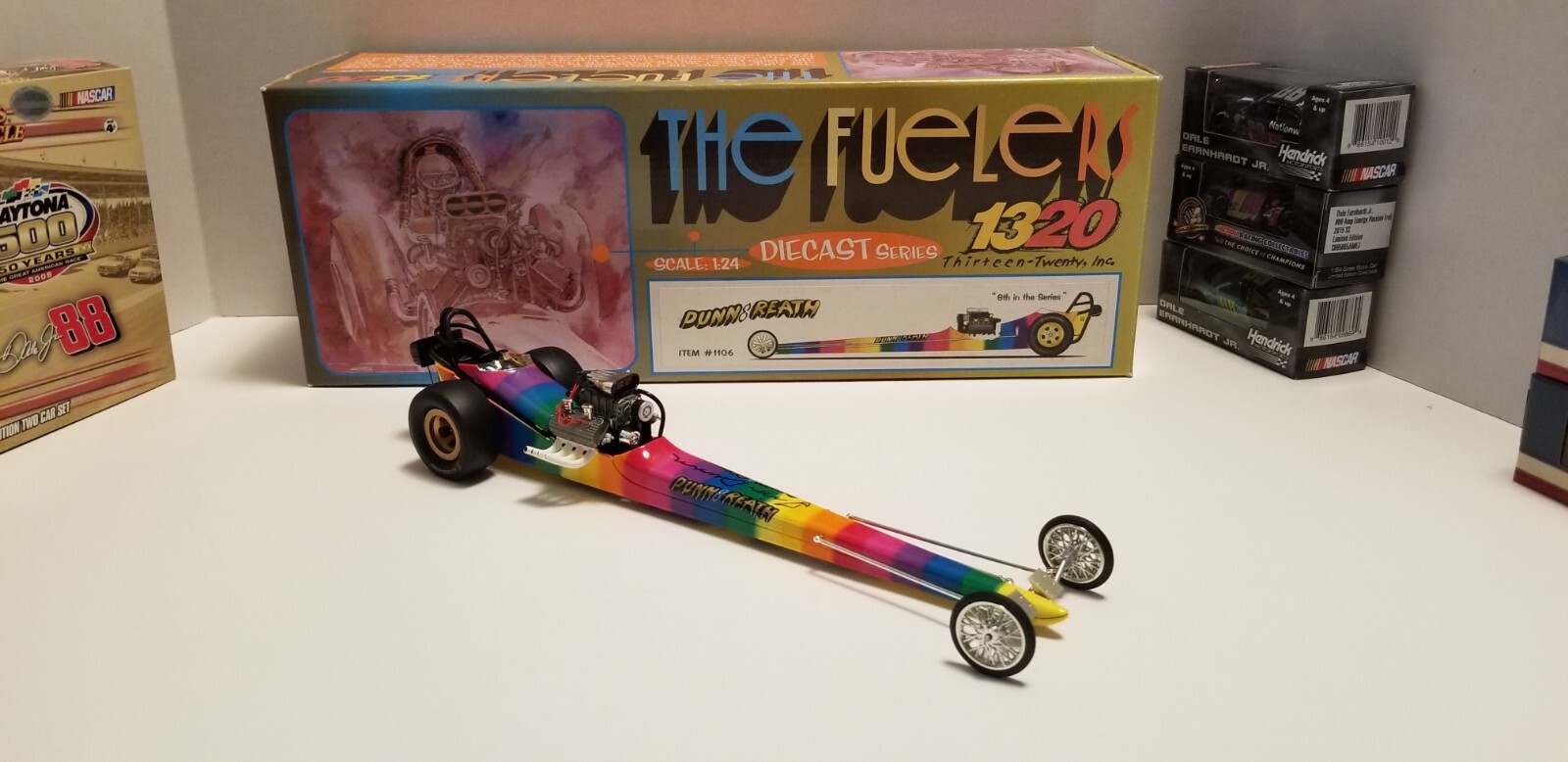 1320 The Fuelers 1:24 Dunn & Reath Dragster “AUTOGRAPHED” By Big Jim Dunn