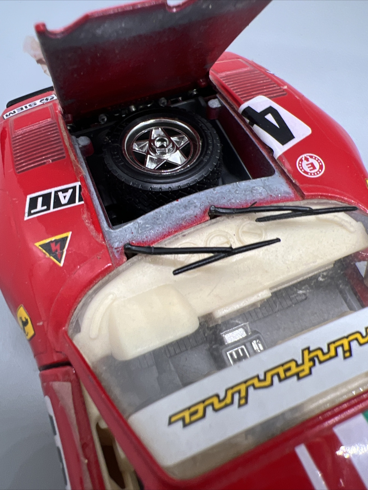 Ferrari GTO Rally Burago porsche car 1984 40 Rosso Corsa Red 1:24 7” 935 tt