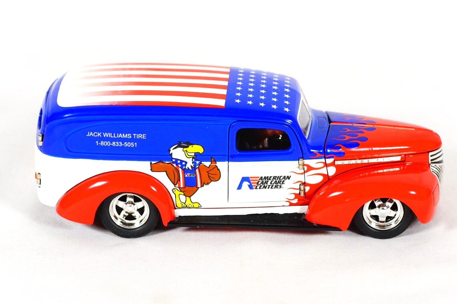 Liberty Classics 1941 Chevy Jack Williams Tires Patriotic Diecast Hot Rod RARE