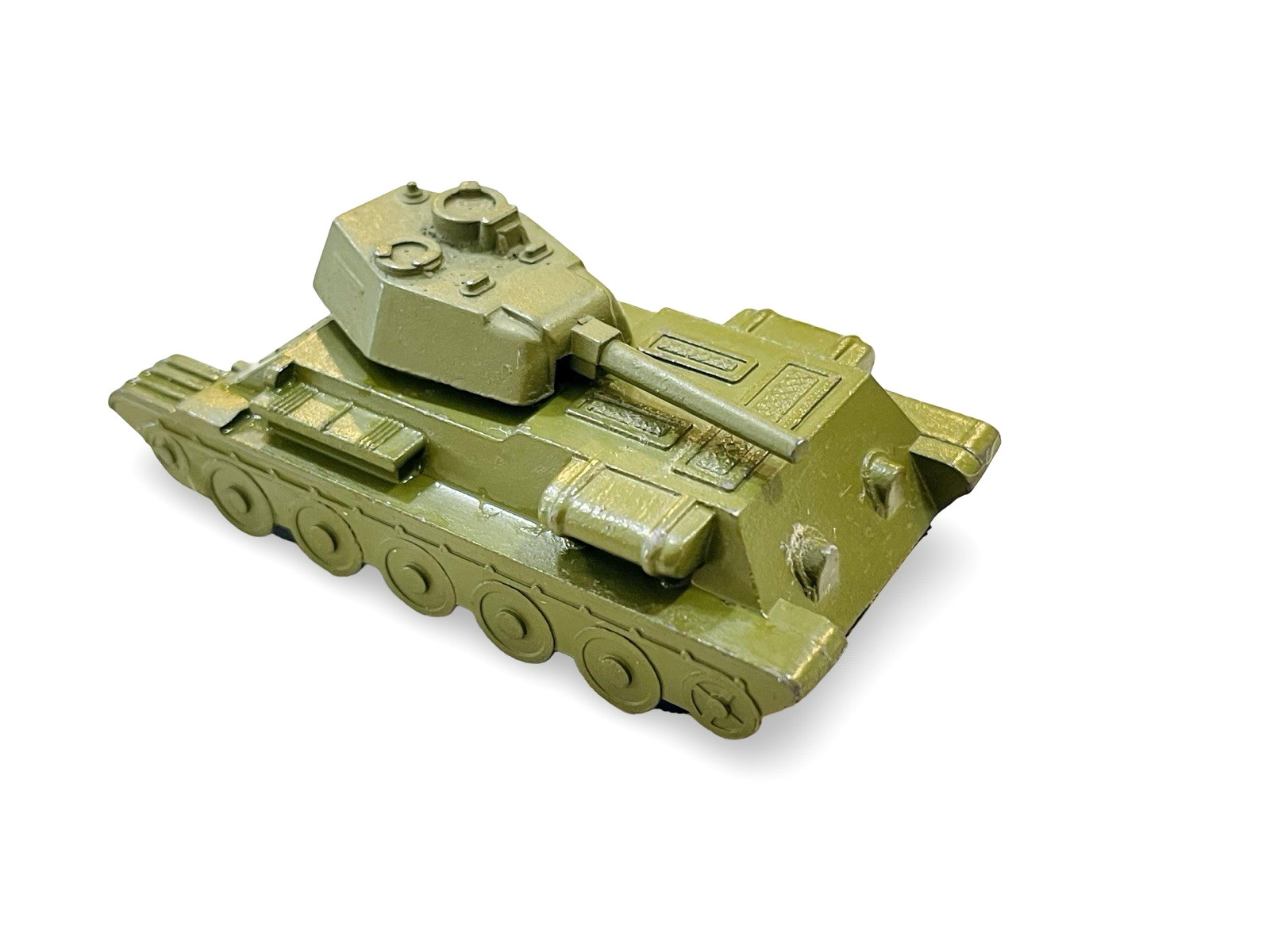 Vintage USSR Tank and Transporter – Loose Diecast 8″ in Length