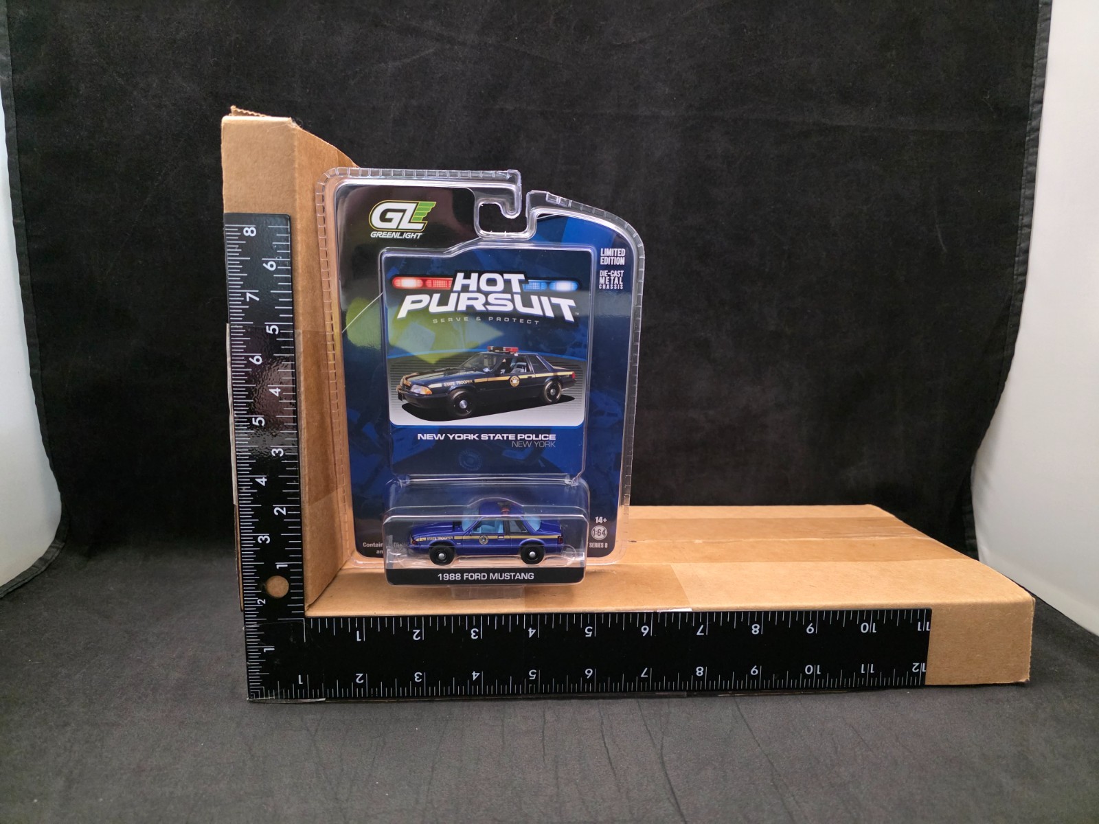Greenlight Hot Pursuit New York State Police 1988 Ford Mustang 42650-A