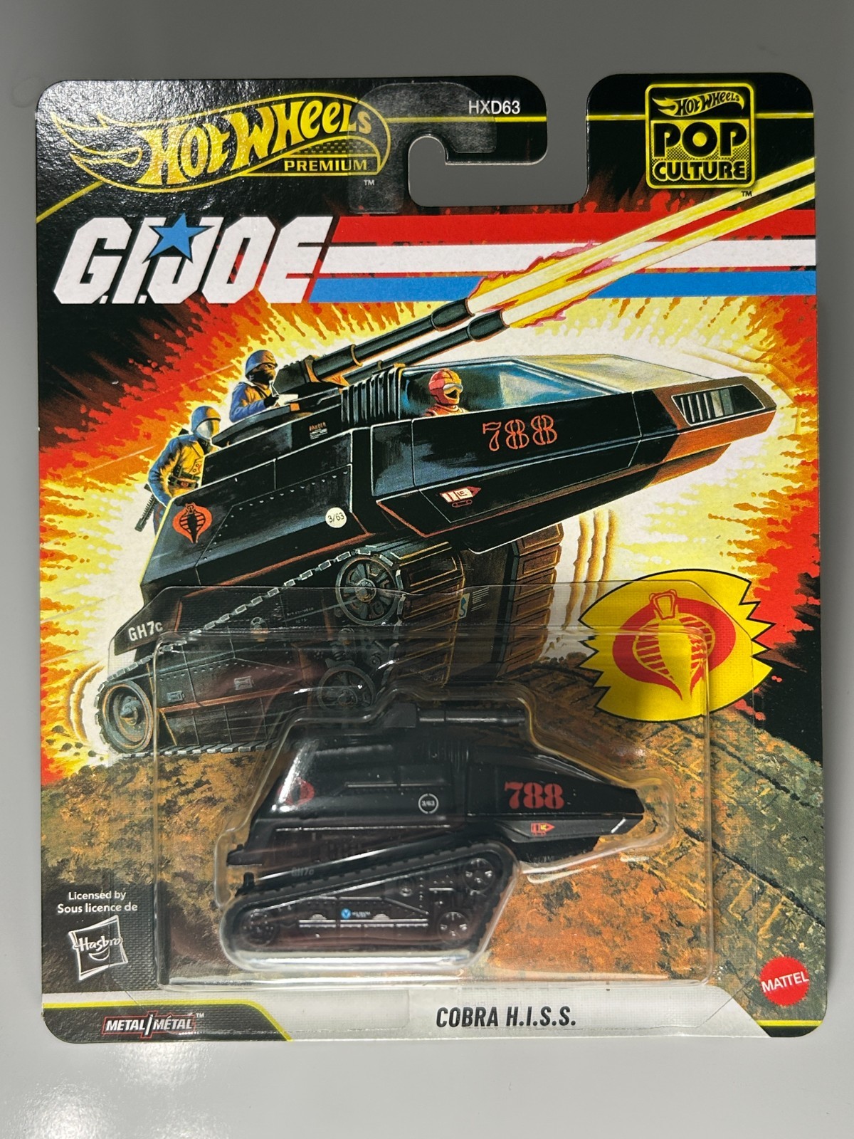 Hot Wheels Pop Culture | GI JOE Sky Striker Jet + Cobra H.I.S.S. Tank (Set of 2)