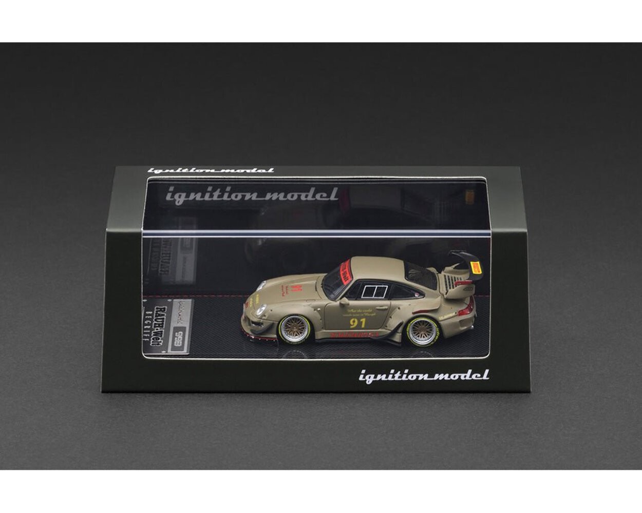 Ignition Model 1:64 Rauh-Welt Begriff RWB 993 – Matte Green