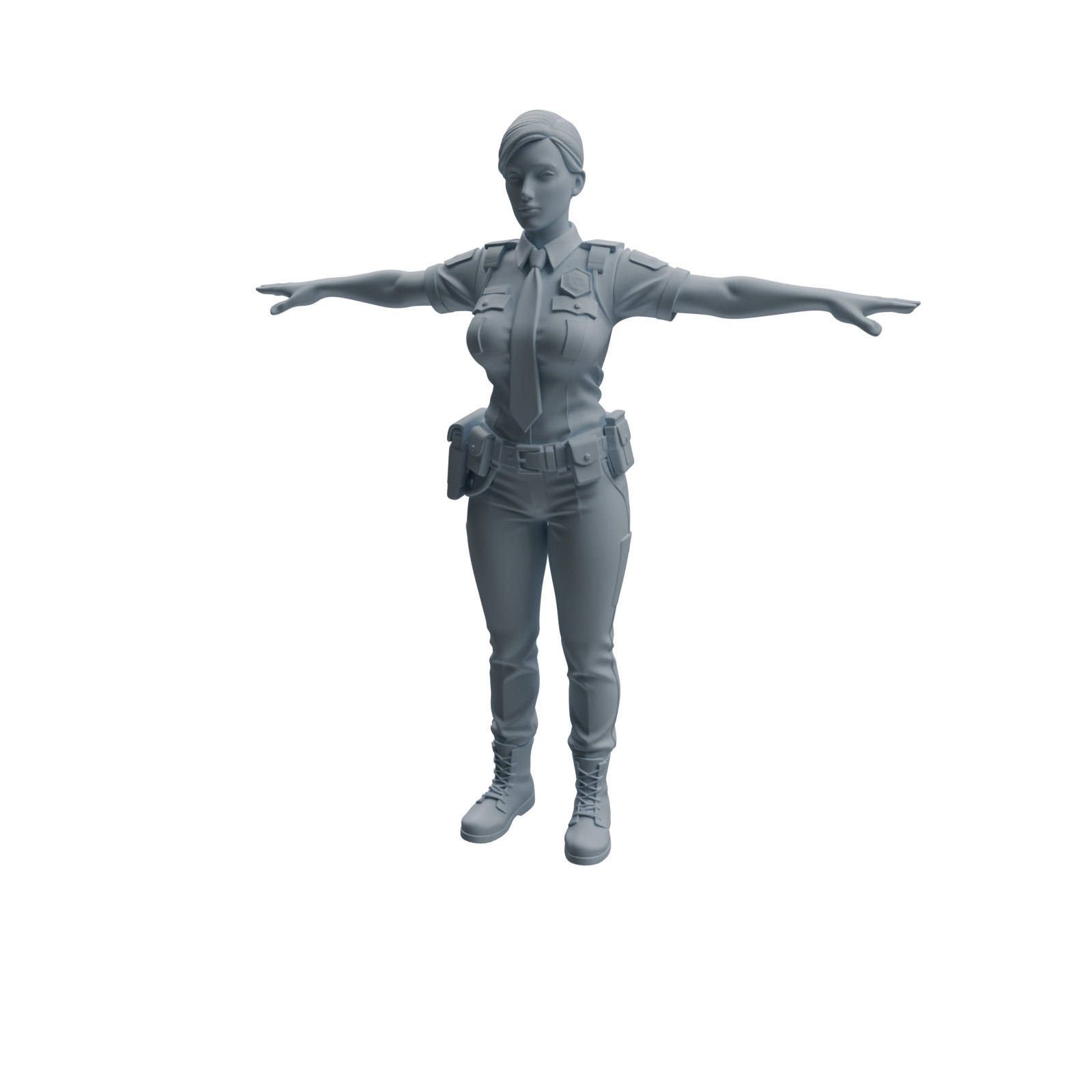 1/64/87 MultiStyle Female Police Officer Character HO N Scale Miniatures Diorama