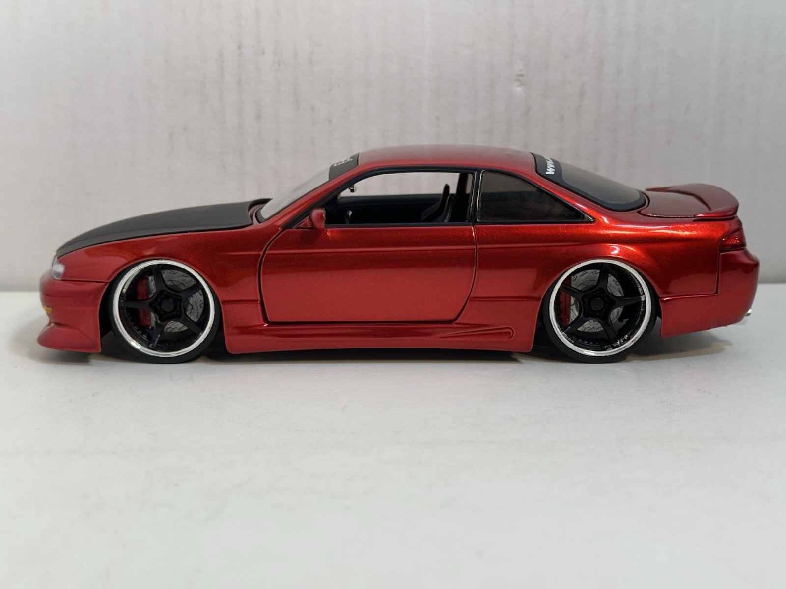 JADA OPTION D 1998 NISSAN 240SX (S-14) RED 1:24 DIECAST MODEL CAR NEW NO BOX