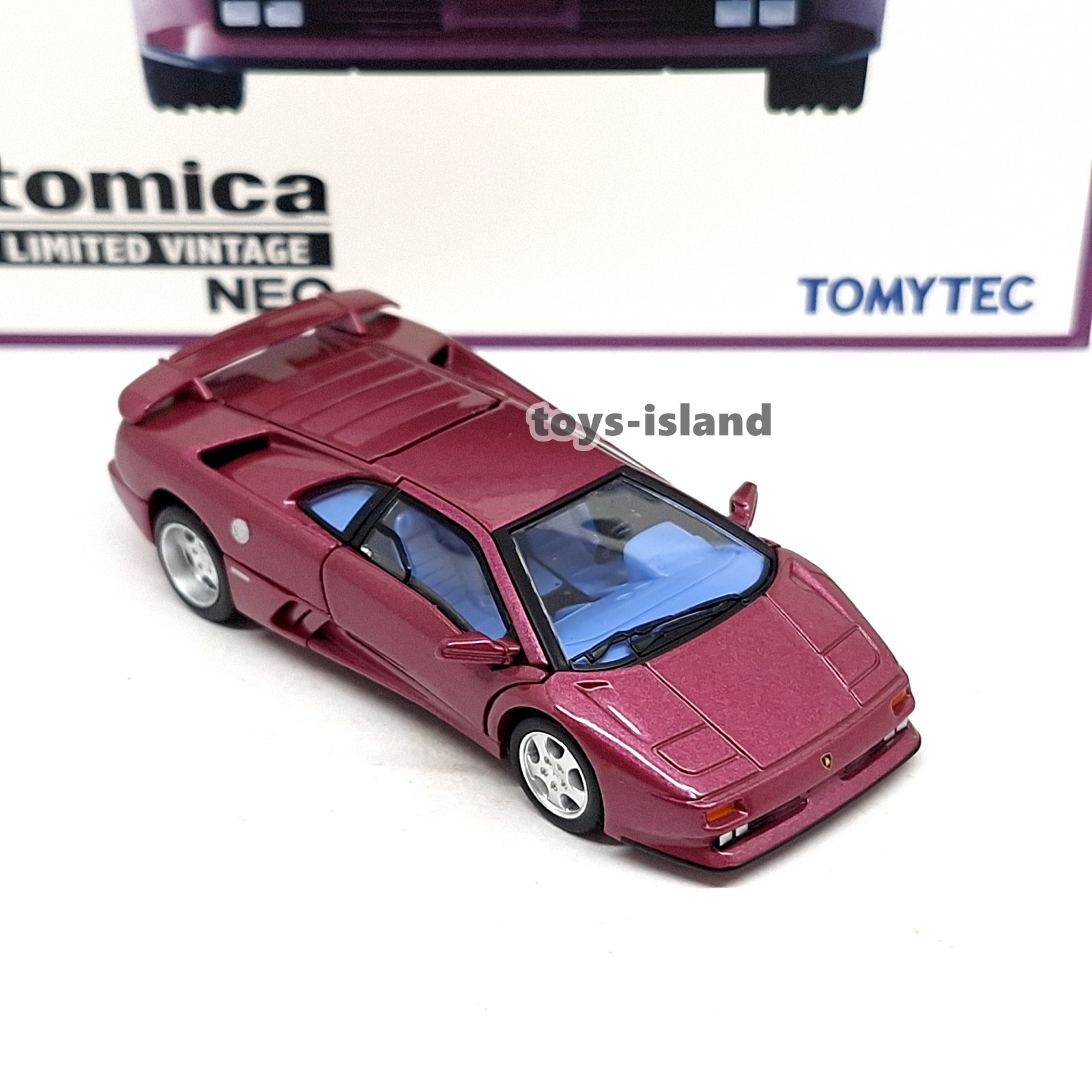Tomica Limited Vintage NEO TLV Lamborghini DIABLO SE30 TOMYTEC LV Purple 1/64