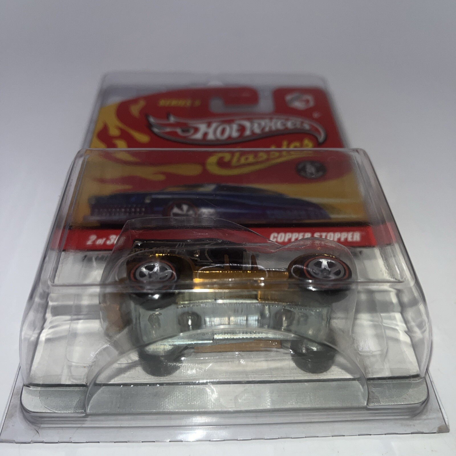 Hot Wheels Classics Series 5 Gold Copper Stopper Chase 2 of 30 Redline