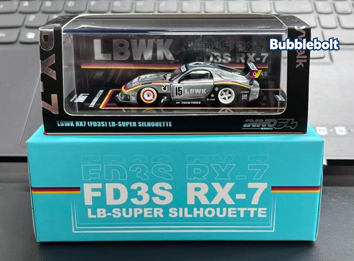 INNO MODELS 1:64 LBWK RX-7 FD3S LB-Super Silhouette Special Model 2024 HEC