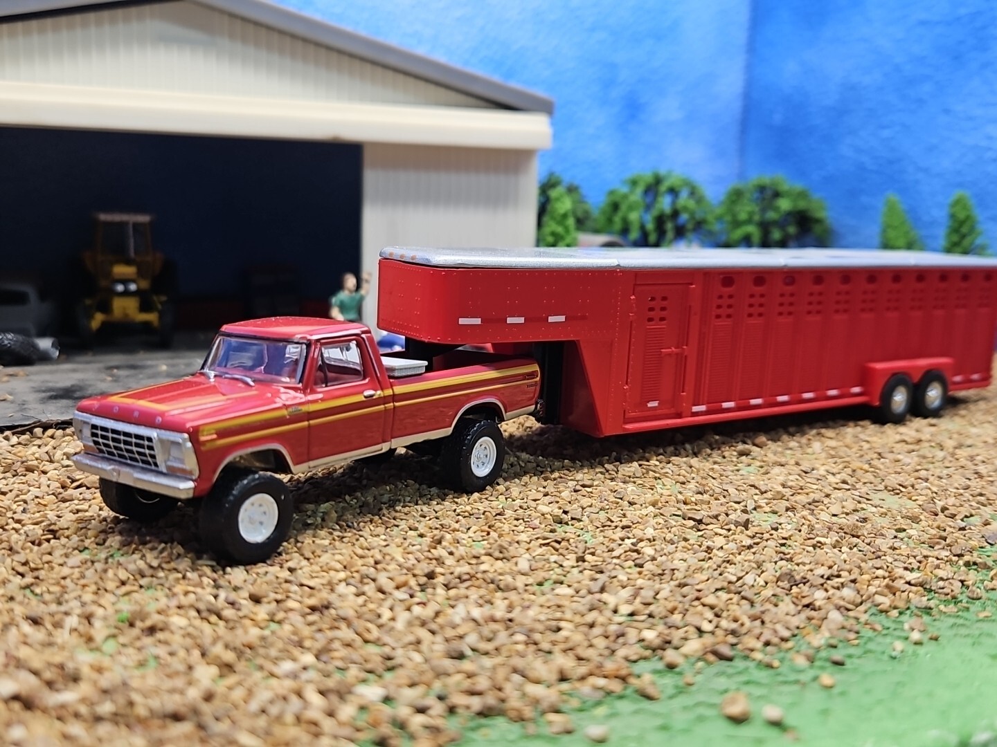 Custom Made 1978 Ford F-150 RANGER XLT 4×4 Greenlight Pickup Truck Fargo F250 79