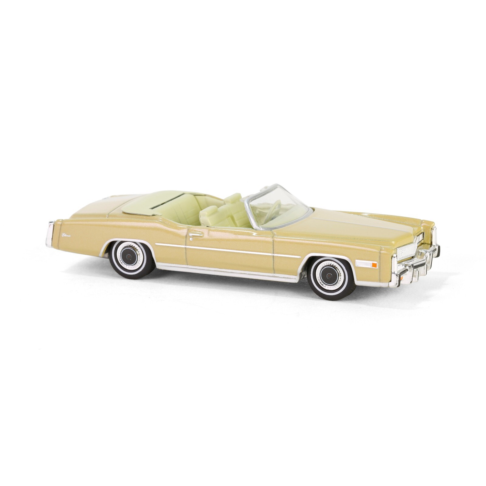 1975 Cadillac Eldorado Convertible – Gold 1:64 Scale Model – Greenlight 68060D