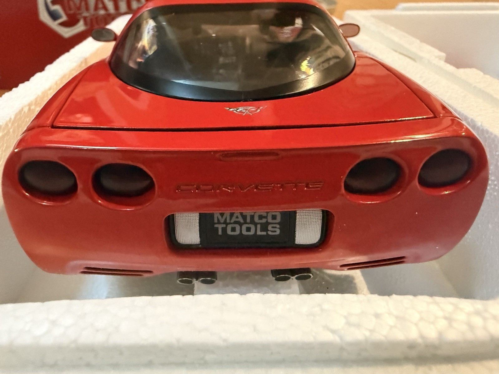 Matco Tools 2003 Corvette 1:18 Scale Red 1 Of 4000 Ertl Racing Champions