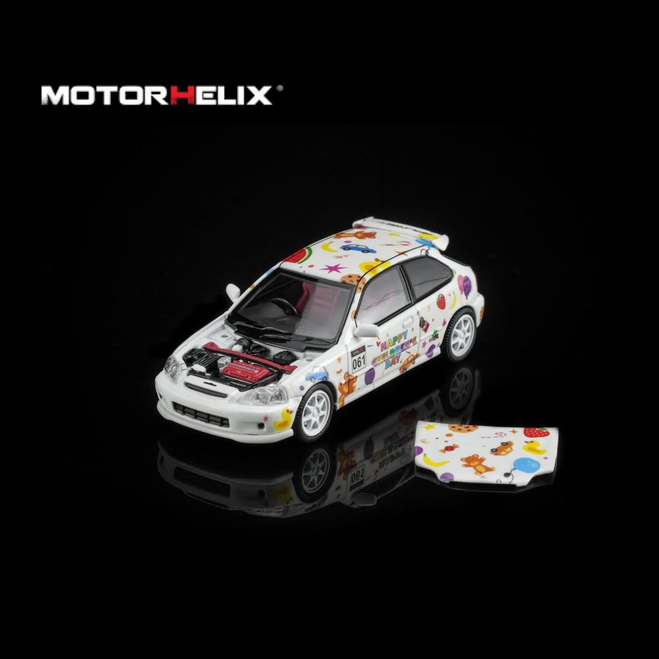 Motorhelix 1/64 Honda Civic Type R (EK9) Children‘s Day Limited Edition