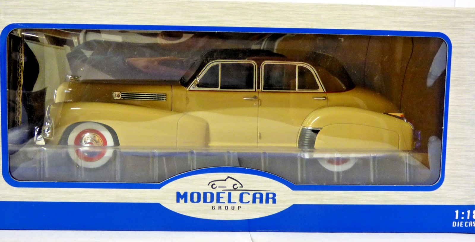 MCG Model Car Group 1:18 scale 1941 Cadillac Fleetwood Series 60 Special beige