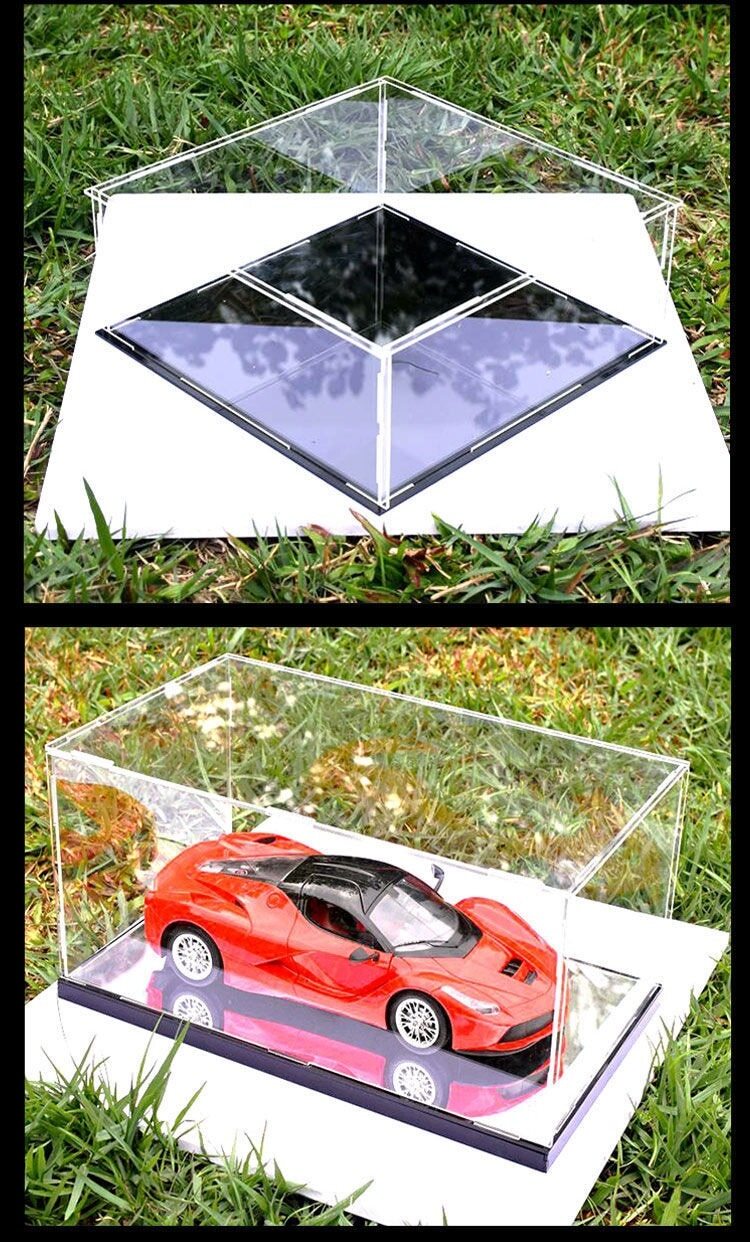 Clear Acrylic Display Case Dustproof Showcase for Action Figure/Toy/collection