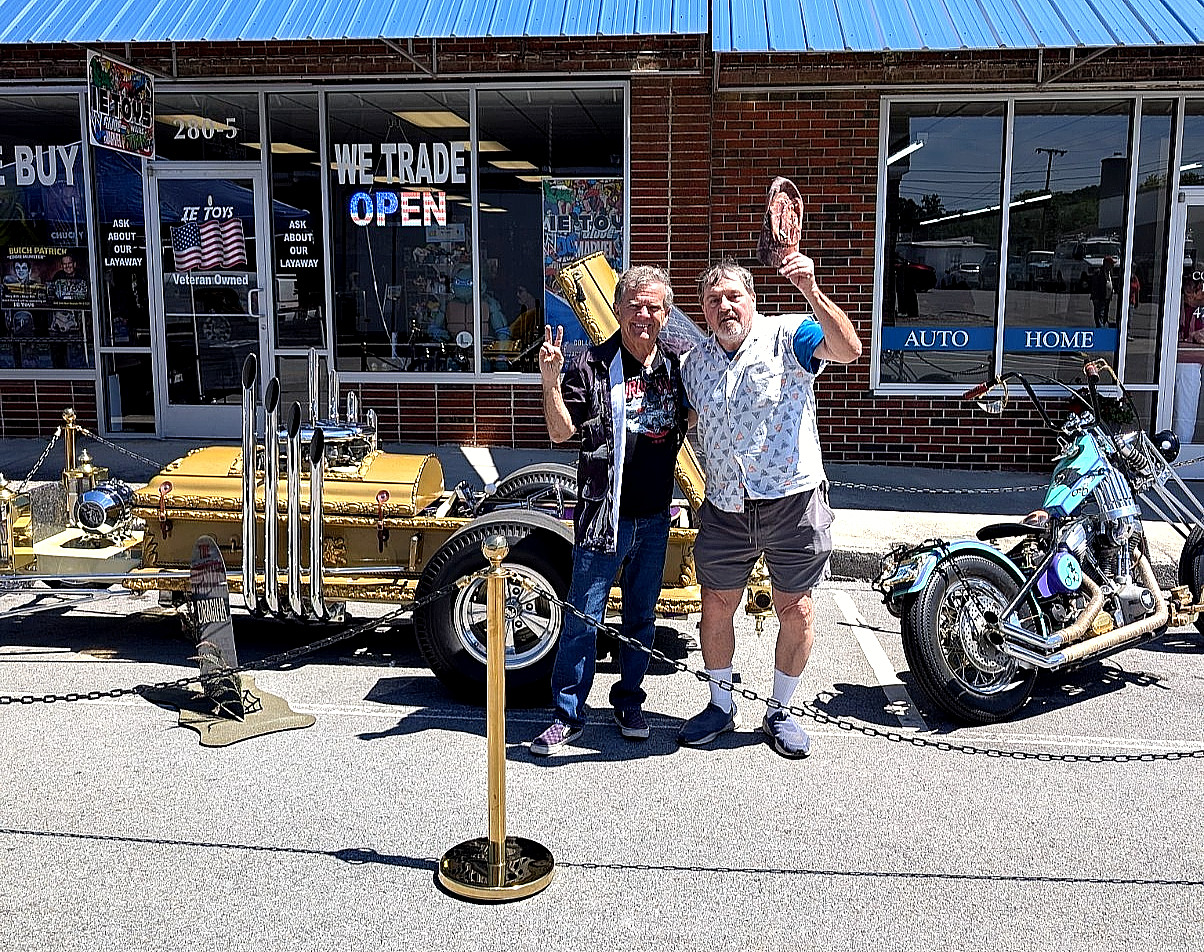 Munsters Dragula Coffin Body Dragster & Photo Signed by Butch Patrick “Eddie”